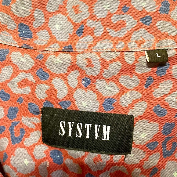 SYSTVM Short Sleeve Button Down - Picture 2 of 3